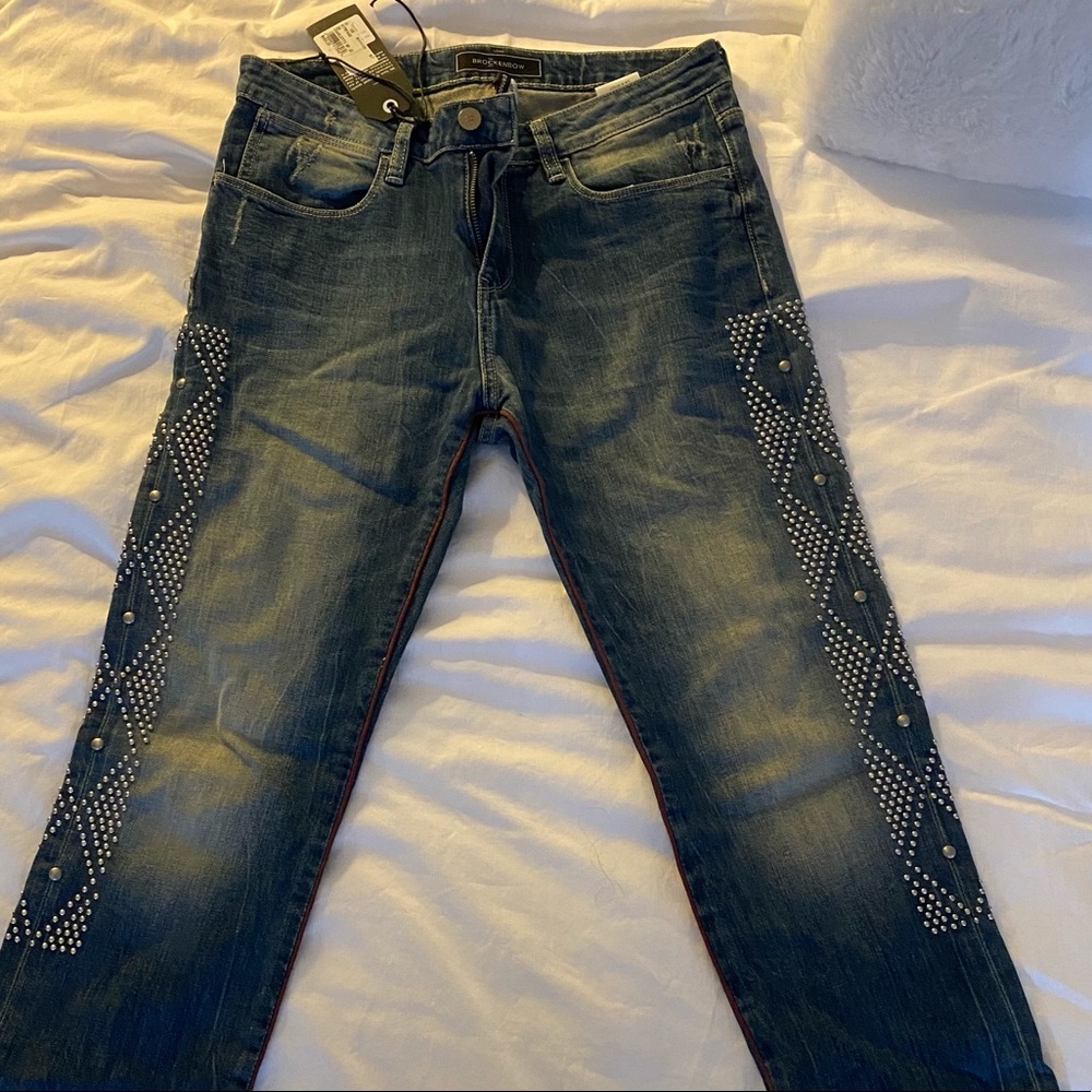 NWT Brockenbow Charlotte Boyfriend Jeans